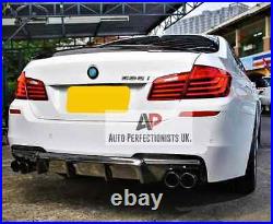 BMW 5 Series M5 F10 F11 M Sport Carbon Fibre Rear Valance Diffuser Quad Exhaust