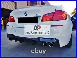 BMW 5 Series M5 F10 F11 M Sport Carbon Fibre Rear Valance Diffuser Quad Exhaust