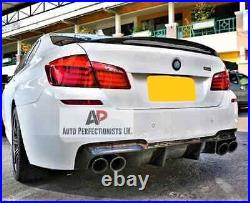 BMW 5 Series M5 F10 F11 M Sport Carbon Fibre Rear Valance Diffuser Quad Exhaust