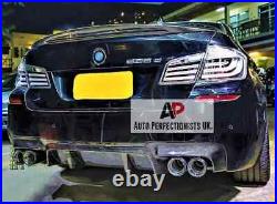 BMW 5 Series M5 F10 F11 M Sport Carbon Fibre Rear Valance Diffuser Quad Exhaust