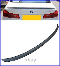 BMW 5 series G30 M sport performance rear boot trunk lip spoiler matte black UK