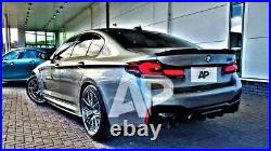 BMW'CS Style' 5 Series M5 G30 F90 Gloss Black M Sport Boot Lip Spoiler 2016+