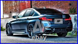 BMW'CS Style' 5 Series M5 G30 F90 Gloss Black M Sport Boot Lip Spoiler 2016+