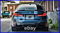 BMW'CS Style' 5 Series M5 G30 F90 Gloss Black M Sport Boot Lip Spoiler 2016+