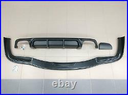 BMW E39 FRONT BUMPER Lip Spoiler splitter M5 HM ABS plast + rear diffuser sport