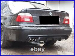 BMW E39 FRONT BUMPER Lip Spoiler splitter M5 HM ABS plast + rear diffuser sport