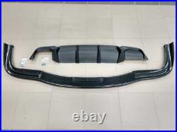 BMW E39 FRONT BUMPER Lip Spoiler splitter M5 HM ABS plast + rear diffuser sport