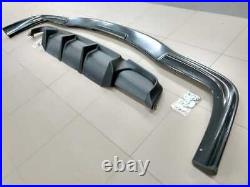 BMW E39 FRONT BUMPER Lip Spoiler splitter M5 HM ABS plast + rear diffuser sport