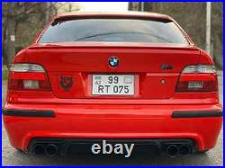 BMW E39 M5 FRONT BUMPER Lip Spoiler splitter CSL ABS plast + rear diffuser sport