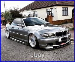 BMW E46 3 Front Splitter Side Skirt And Rear Splitters Spoiler M-sport