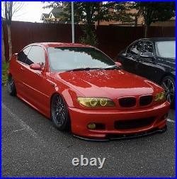 BMW E46 3 Front Splitter Side Skirt And Rear Splitters Spoiler M-sport