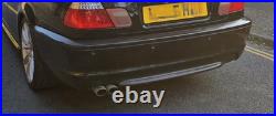 BMW E46 M Sport Coupe Convertible Rear Back Bumper in Sapphire Black (475)