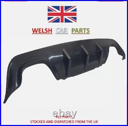 BMW E60 E61 M Sport Rear Diffuser Lip Dual Exhaust UK Stock