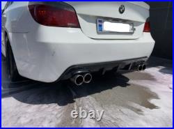 BMW E60 E61 M Sport Rear Diffuser Lip Dual Exhaust UK Stock