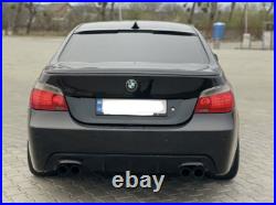BMW E60 E61 M Sport Rear Diffuser Lip Dual Exhaust UK Stock