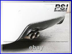 BMW E60 E61 M-Tech Sport Bumper 3D Style Carbon Rear Diffuser Single Dual Tips