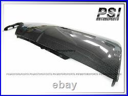 BMW E60 E61 M-Tech Sport Bumper 3D Style Carbon Rear Diffuser Single Dual Tips