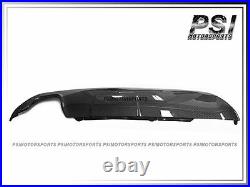 BMW E60 E61 M-Tech Sport Bumper 3D Style Carbon Rear Diffuser Single Dual Tips