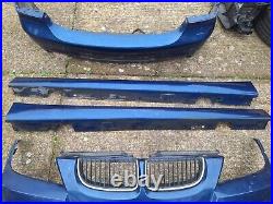 BMW E90 M Sport Body Kit Le Mans Blue Front Bumper Skirts Rear Bumper 2005-08