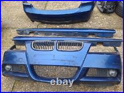 BMW E90 M Sport Body Kit Le Mans Blue Front Bumper Skirts Rear Bumper 2005-08