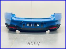 BMW F20 F21 M135i M140i 2015-2019 M Sport Rear Bumper Estoril Blue B45 PDC #097
