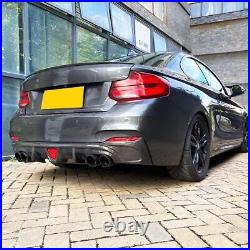 BMW F22 2 Series M Sport Carbon Fibre Rear Diffuser LED Style 14-21