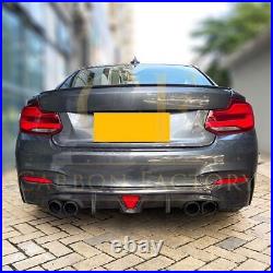 BMW F22 2 Series M Sport Carbon Fibre Rear Diffuser LED Style 14-21