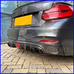 BMW F22 2 Series M Sport Carbon Fibre Rear Diffuser LED Style 14-21