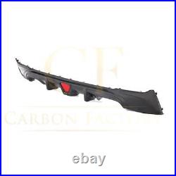 BMW F22 2 Series M Sport Carbon Fibre Rear Diffuser LED Style 14-21