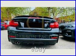 BMW F22 2 Series M Sport M Performance Style Gloss Black Rear Diffuser Twin Exha