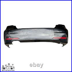 BMW F30 Bumper Rear M Sport Trim Panel PDC Black Sapphire Metallic 475 Damaged