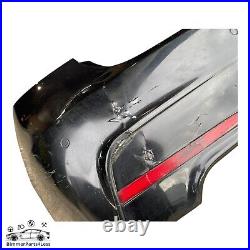 BMW F30 Bumper Rear M Sport Trim Panel PDC Black Sapphire Metallic 475 Damaged