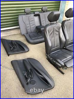 BMW F30 M Sport Black Leather Interior Seats & Door Panels 3 Series (Heated)