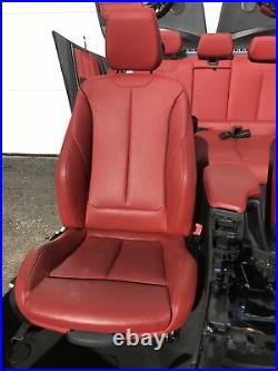 BMW F30 RED Seats & Door Cards Rugs LCI F30 335i 328i Interior M Sport Package