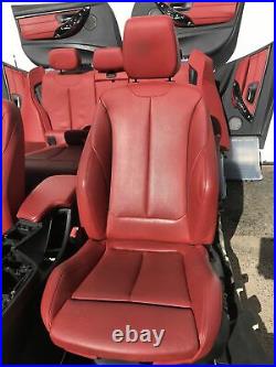 BMW F30 RED Seats & Door Cards Rugs LCI F30 335i 328i Interior M Sport Package