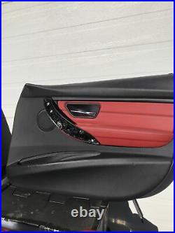 BMW F30 RED Seats & Door Cards Rugs LCI F30 335i 328i Interior M Sport Package