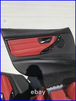 BMW F30 RED Seats & Door Cards Rugs LCI F30 335i 328i Interior M Sport Package