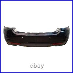 BMW F32 4 Series M Sport Rear Bumper Rear Sapphire Black