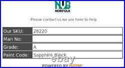 BMW F32 4 Series M Sport Rear Bumper Rear Sapphire Black