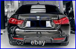 BMW F32 F33 F36 428 430 M Sport Carbon Fiber Rear Diffuser Performance Style