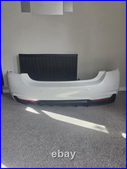 BMW F32 F33 M Sport Rear Bumper Trim Panel PDC Alpine White 300 Plug and Play BMW F32 F33 M Sport Rear Bumper Trim Panel PDC Alpine White 300 Plug and Play
