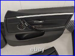 BMW F36 4 Gran Coupe M Sport Black Leather Interior Seats Heated Electric LCI