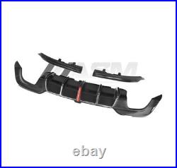BMW G20/G21 Carbon Fibre Rear Diffuser with LED 3 Series M Sport Rear Bumper