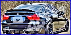 BMW'M Sport' 3 Series E90 Carbon Fibre High Kick PSM Ducktail Spoiler 2004-2012