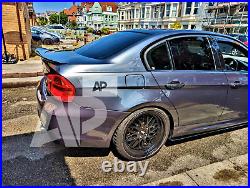 BMW'M Sport' 3 Series E90 Gloss Black High Kick PSM Ducktail Spoiler 2004-2012