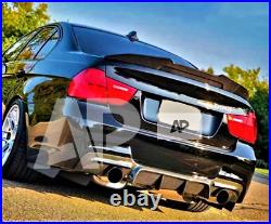 BMW'M Sport' 3 Series E90 Gloss Black High Kick PSM Ducktail Spoiler 2004-2012