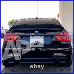 BMW'M Sport' 3 Series E90 Gloss Black High Kick PSM Ducktail Spoiler 2004-2012