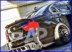 BMW'M Sport' 3 Series E90 Gloss Black High Kick PSM Ducktail Spoiler 2004-2012