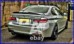 BMW'M Sport' 3 Series M3 F30 F80 Carbon Fibre High Kick PSM Ducktail Spoiler