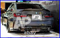 BMW'M Sport' 3 Series M3 G20 G80 Carbon Fibre High Kick PSM Ducktail Spoiler
